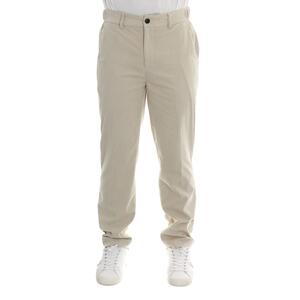 PANTALONE IN VELLUTO PANNA